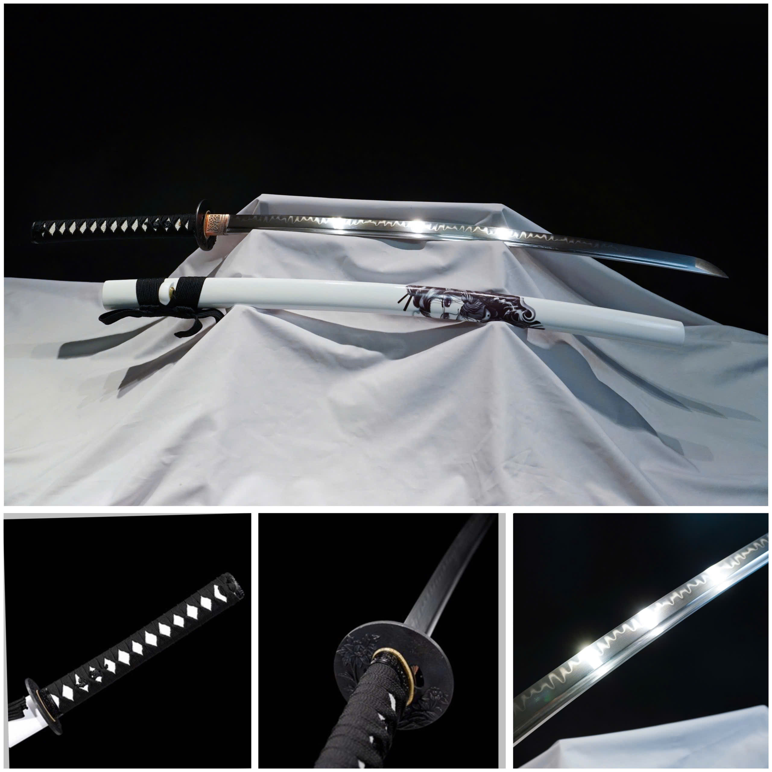 Katana Lưỡi kiếm Thép High Carbon / CLAY TEMPERED [CS]